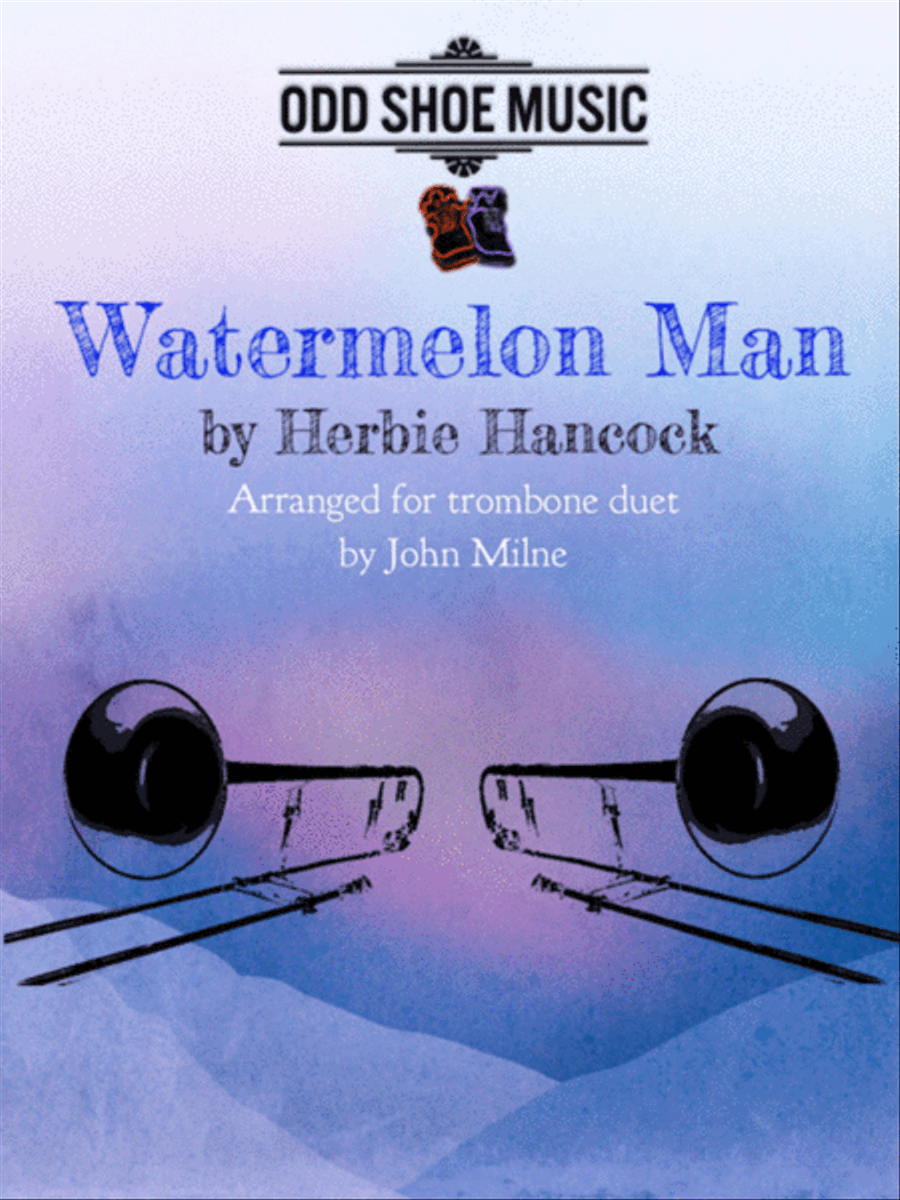 Watermelon Man Trombone Duet scores gallery preview page 1