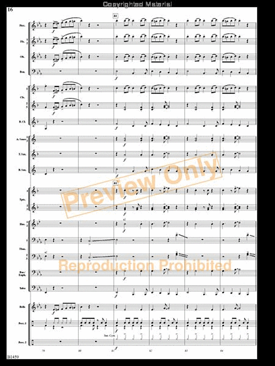 Trombone Tiger Rag Trombone Tiger Rag Concert Band scores gallery preview page 15