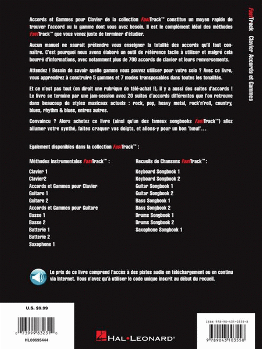 FastTrack Keyboard Chords & Scales – French Edition Piano scores gallery preview page 7