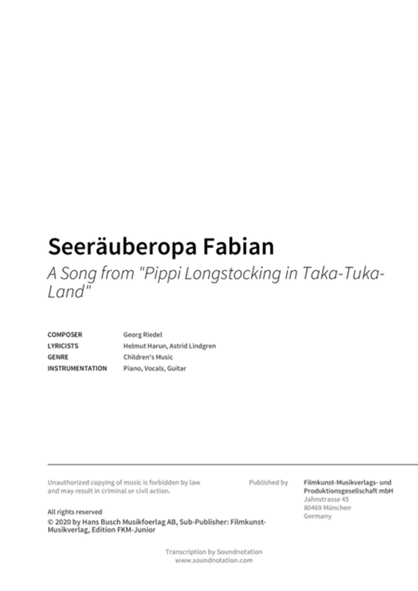 Seeräuberopa Fabian (Pippi Longstocking) image number null