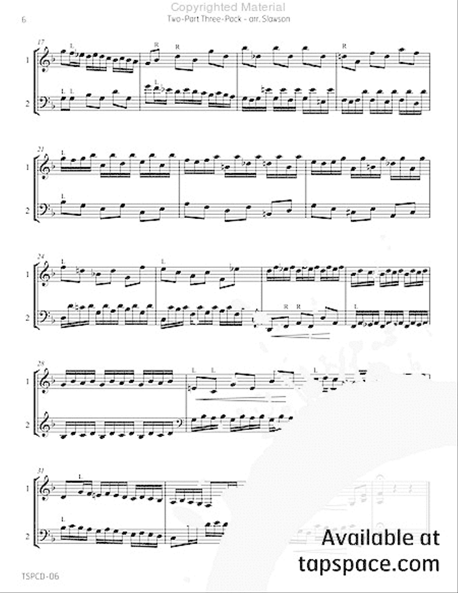 Two-Part Three-Pack Two-Part Three-Pack 2-Part scores gallery preview page 9