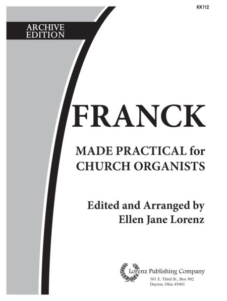 Franck Made Practical for the Church Organist