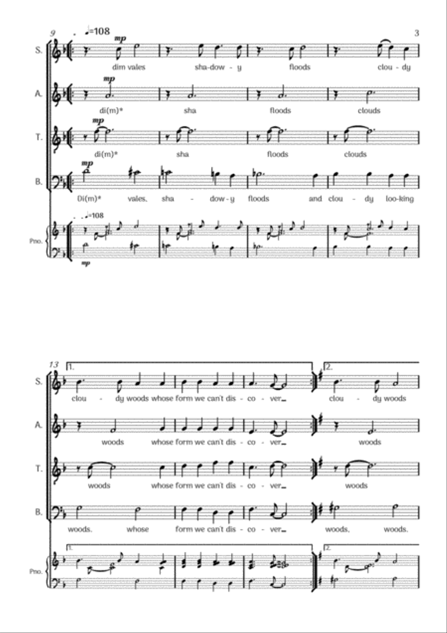 Fairy-Land 4-Part scores gallery preview page 3