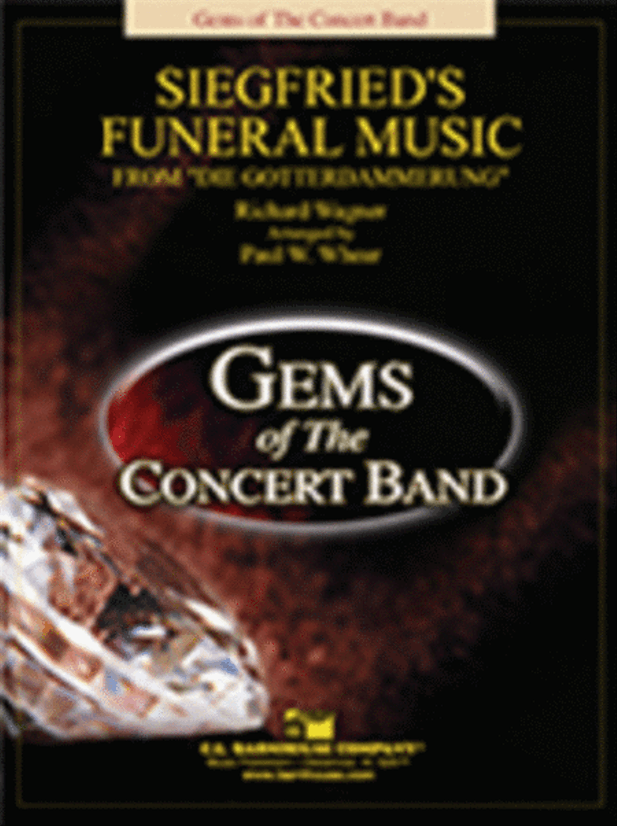 Siegfried's Funeral Music Concert Band scores gallery preview page 1