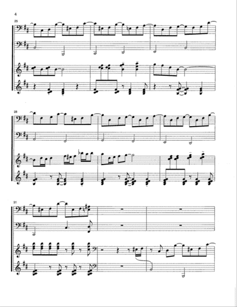 Sonata for Two Harpsichords Sonata for Two Harpsichords Harpsichord scores gallery preview page 4