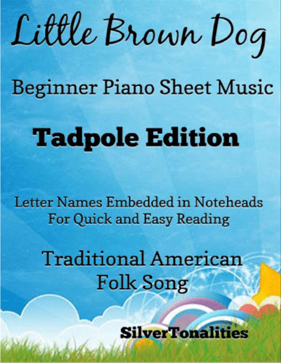 Little Brown Dog Beginner Piano Sheet Music 2nd Edition Easy Piano scores gallery preview page 1