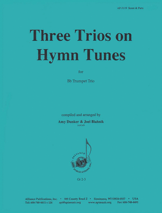 Three Trios On Hymn Tunes - Trp 3