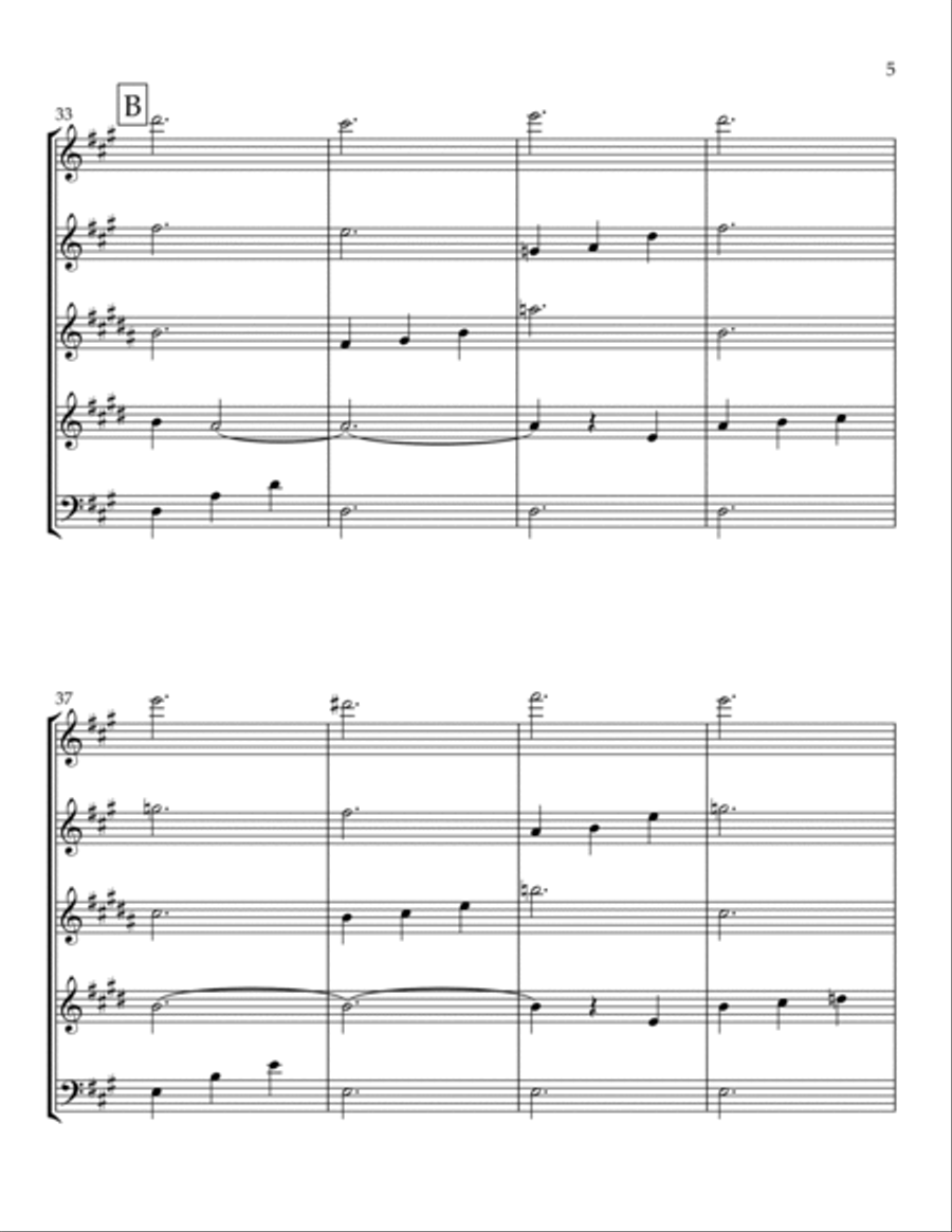 Happy Xmas (war Is Over) Happy Xmas (war Is Over) Woodwind Quintet scores gallery preview page 5