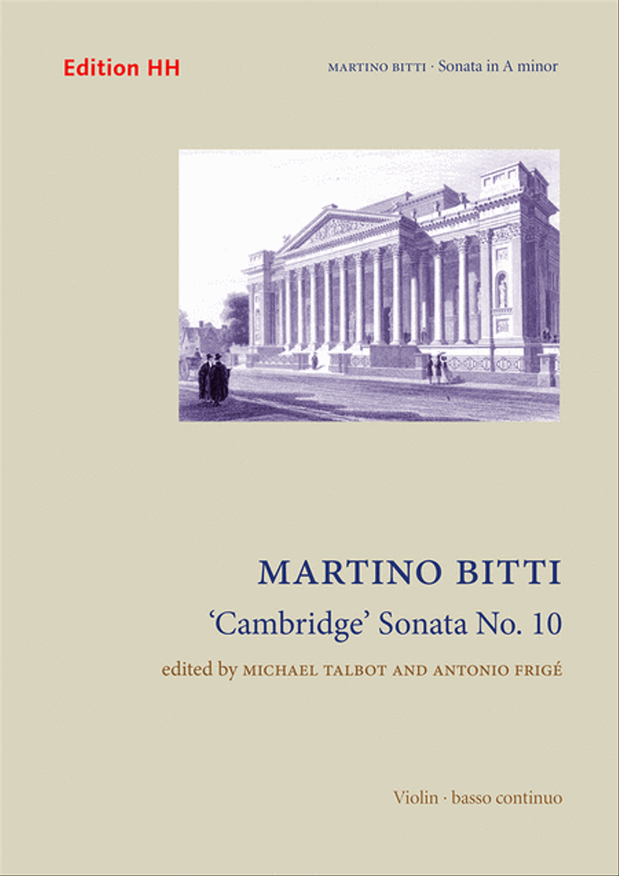 'Cambridge' Sonata No. 10 Violin scores gallery preview page 1