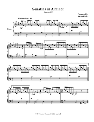 Sonatina in A minor, no. 1
