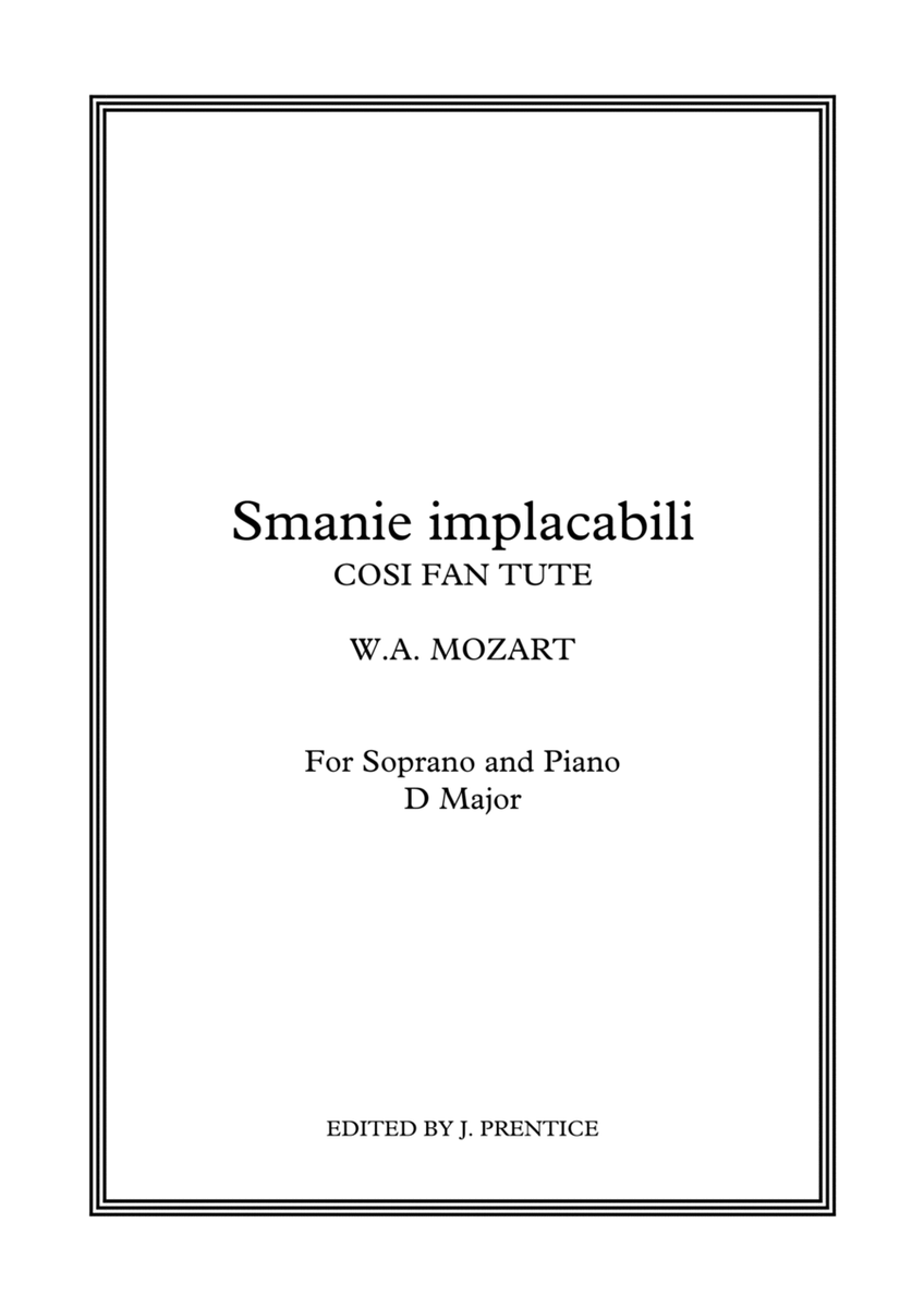 Smanie implacabili - Cosi fan tutte (D Major) image number null