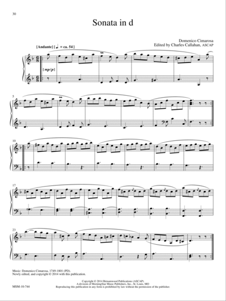 Preludes and Postludes: Music for Manuals Organ scores gallery preview page 12