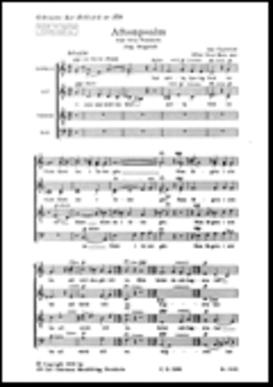 Aftonpsalm Divisi scores gallery preview page 1