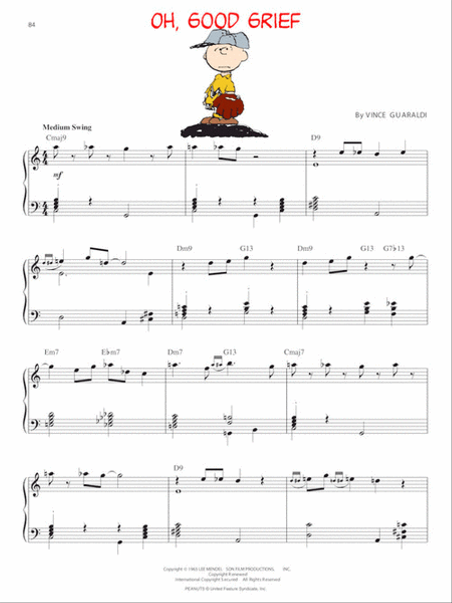 The Peanuts® Illustrated Songbook Piano Solo scores gallery preview page 6