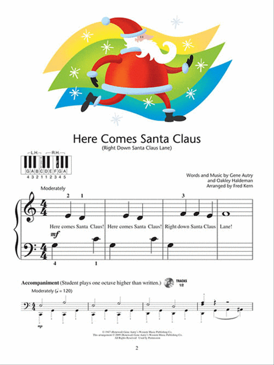 More Christmas Piano Solos - Level 1 Piano Method scores gallery preview page 3
