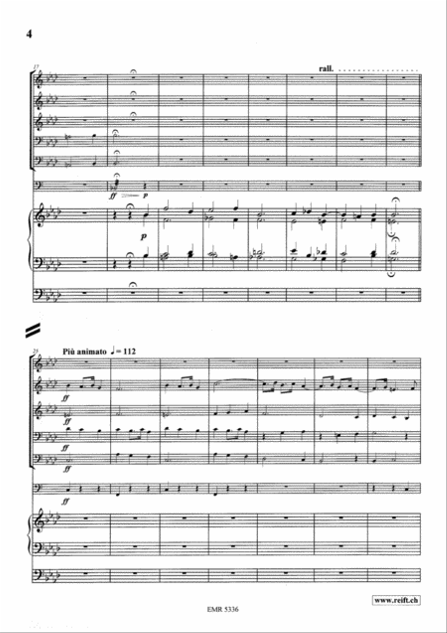 Offertoire F Minor Brass Ensemble scores gallery preview page 4