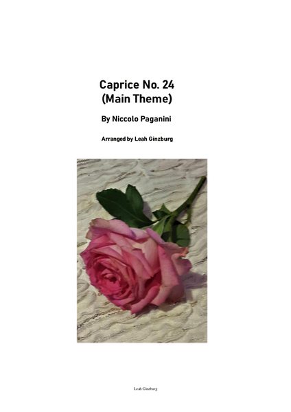 Caprice No. 24 (Main Theme) by Niccolo Paganini image number null