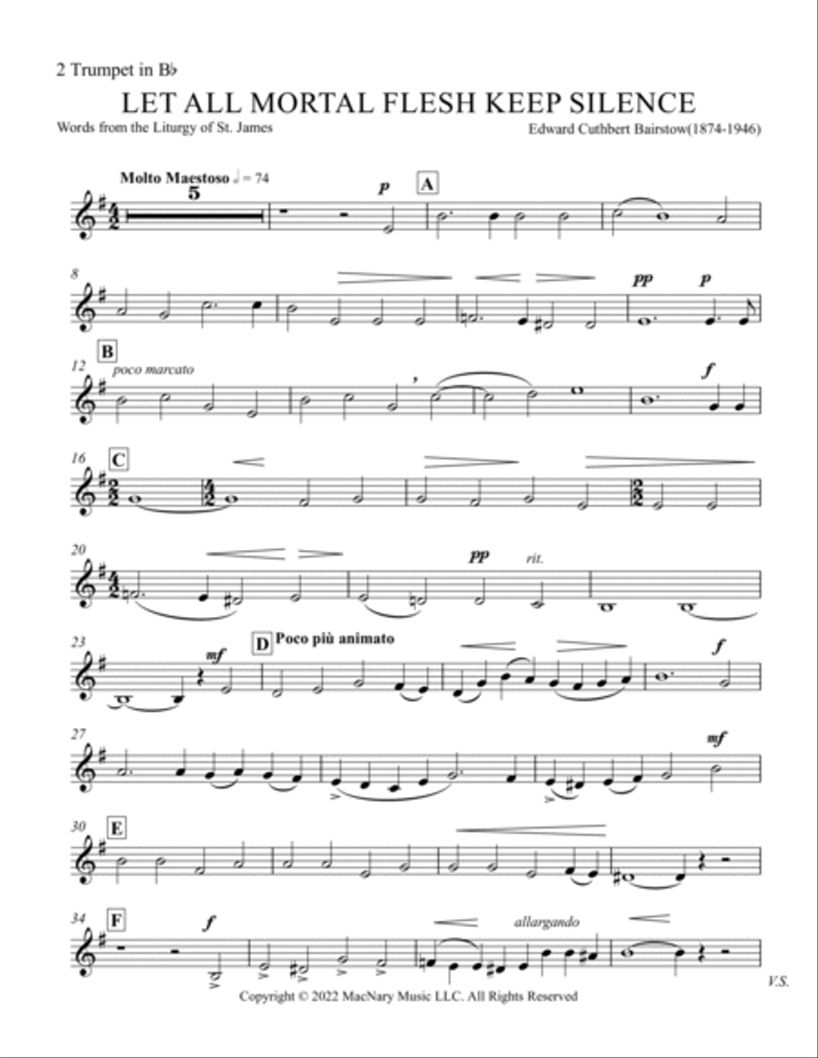 Let All Mortal Flesh Keep Silence Chamber Music scores gallery preview page 6