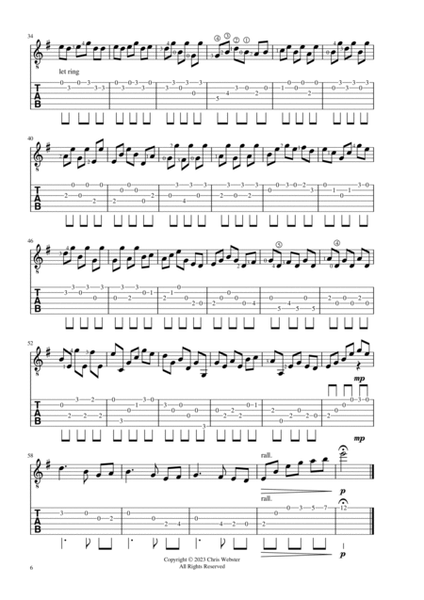 Six English Folk Songs for Easy Guitar image number null