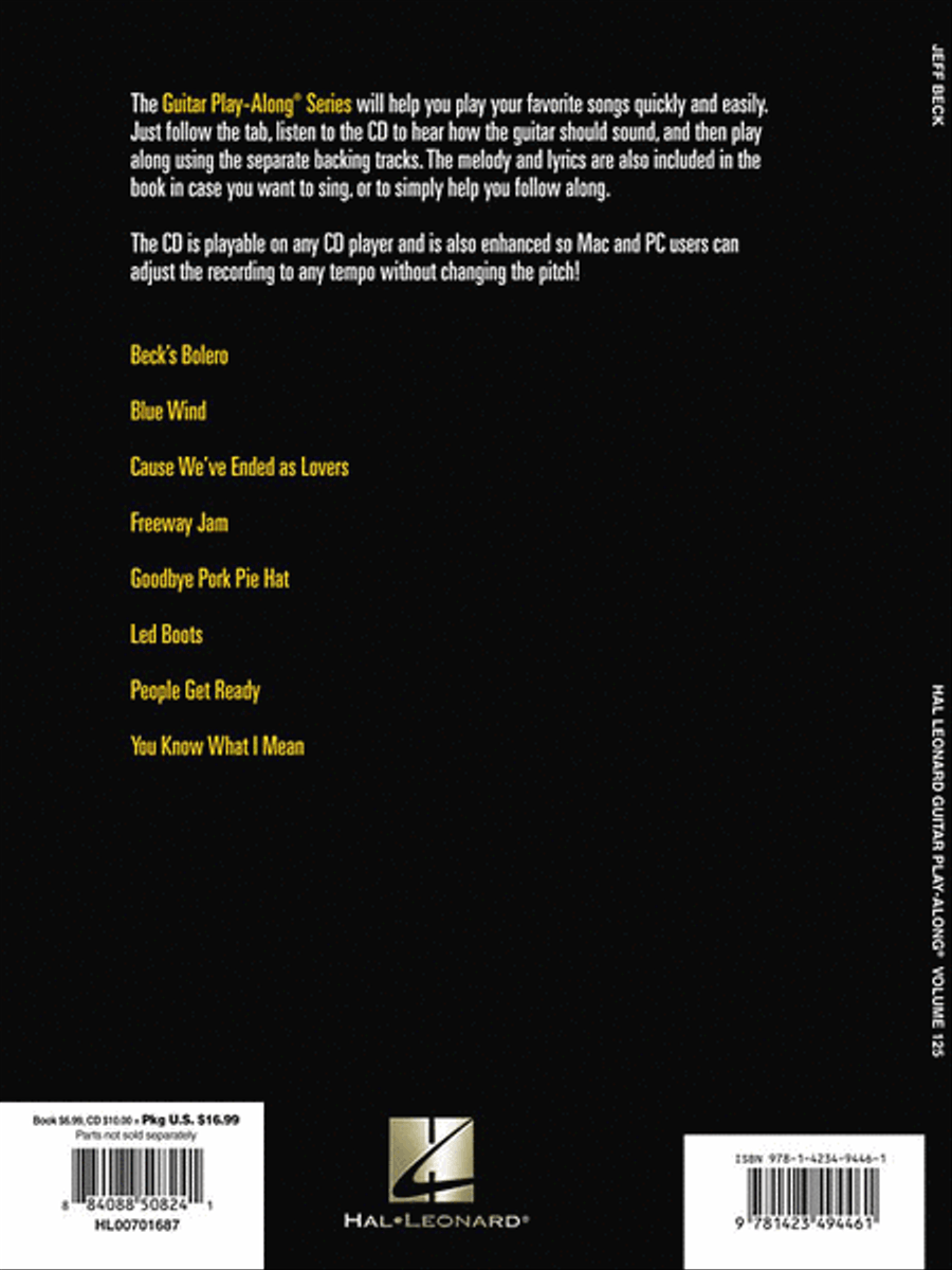 Jeff Beck Guitar Tablature scores gallery preview page 2