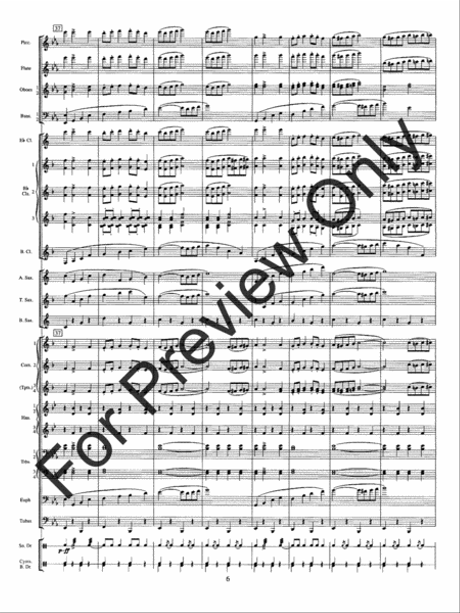 Solid Men To The Front Concert Band scores gallery preview page 10