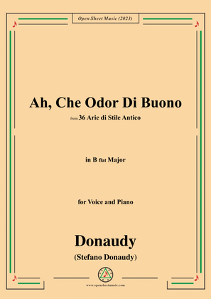 Donaudy-Ah,Che Odor Di Buono,in D Major