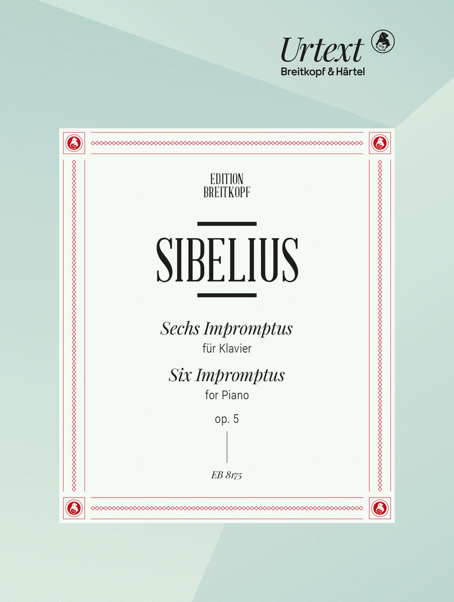 6 Impromptus Op. 5 Piano Solo scores gallery preview page 1