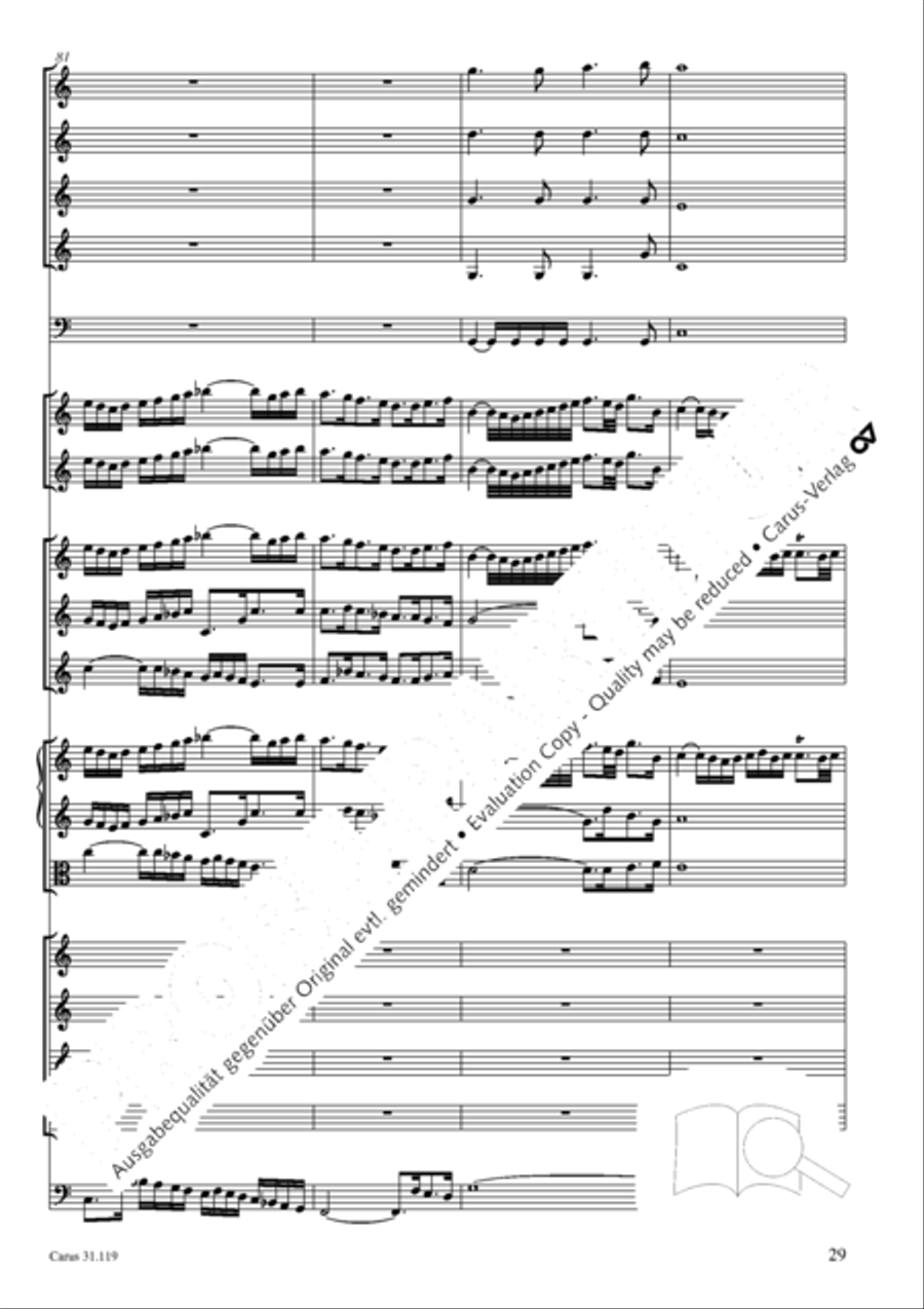 Praise the Lord, O Jerusalem (Preise, Jerusalem, den Herrn) 4-Part scores gallery preview page 30