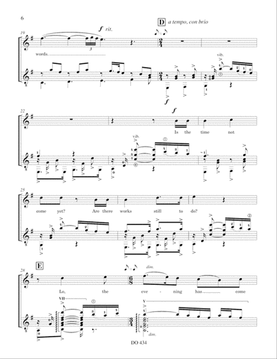 Heaven's River (soprano & guitar) Classical Guitar scores gallery preview page 6