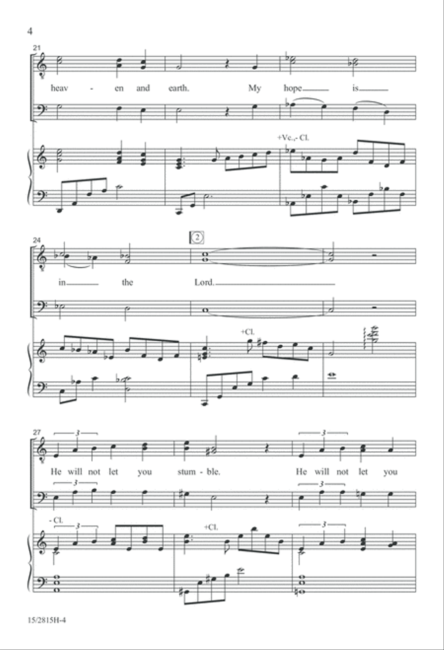 I Will Lift My Eyes TTB scores gallery preview page 5