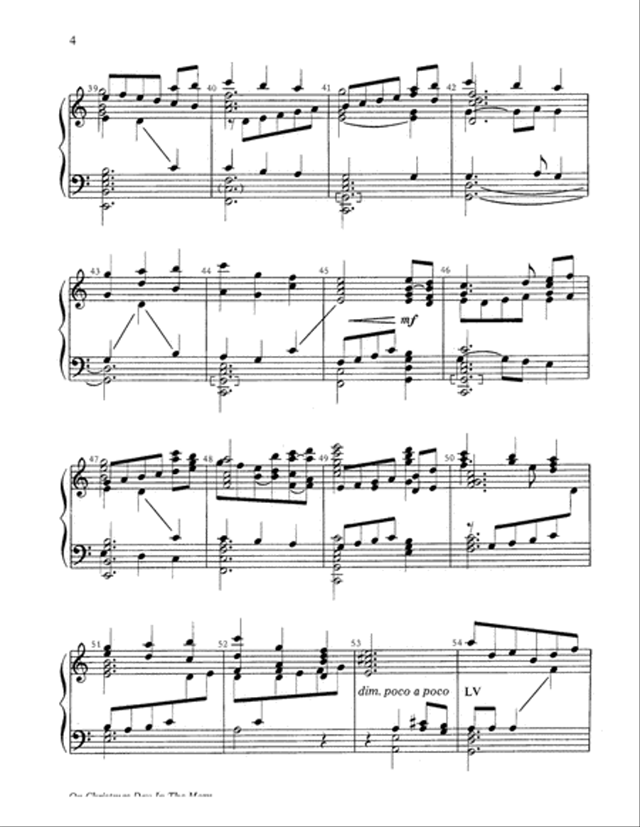 On Christmas Day in the Morn 5-Octaves scores gallery preview page 4