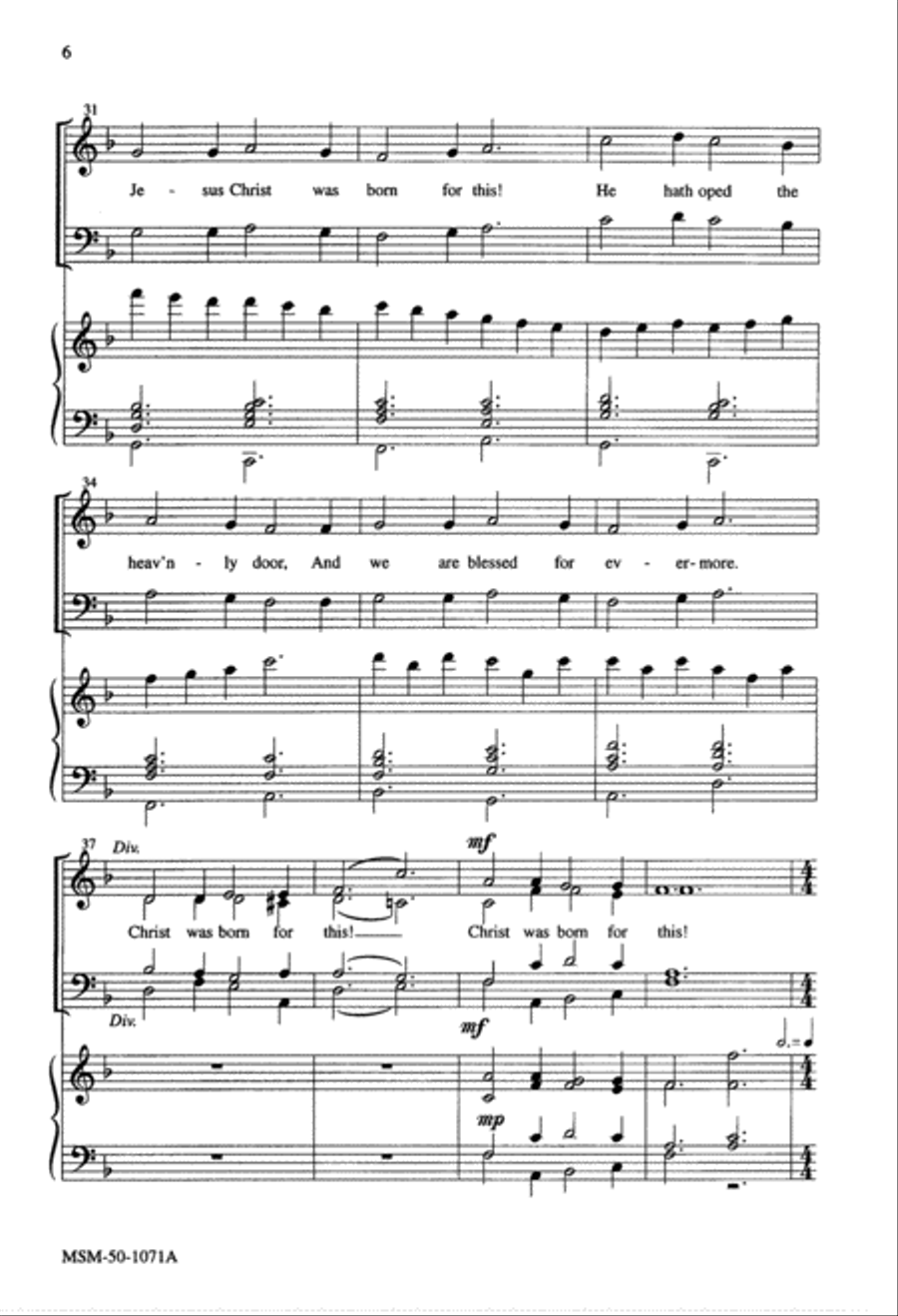 A Festival of Carols A Festival of Carols 4-Part scores gallery preview page 4
