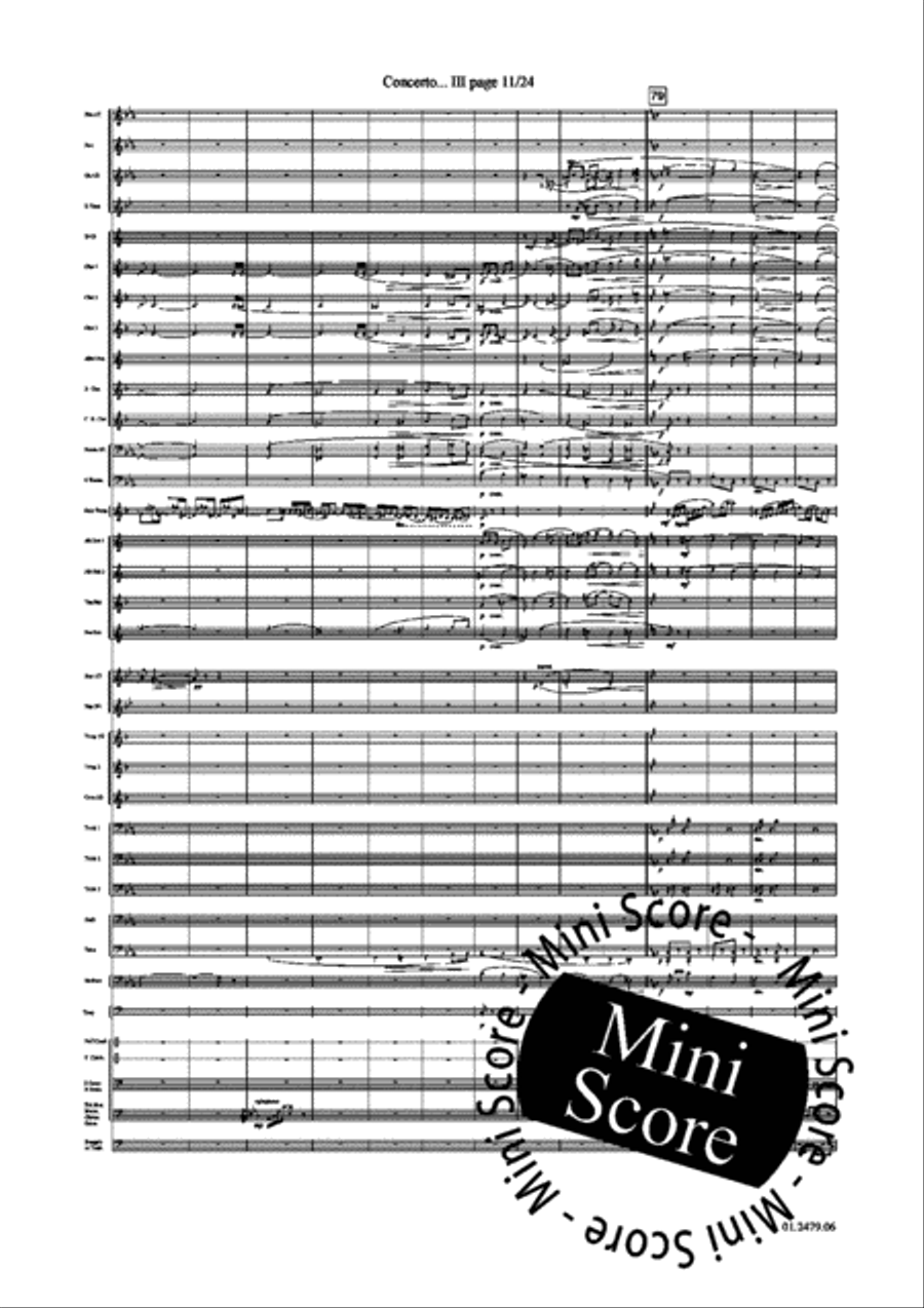 Concerto for Trumpet part 4 and 5 Concert Band scores gallery preview page 15