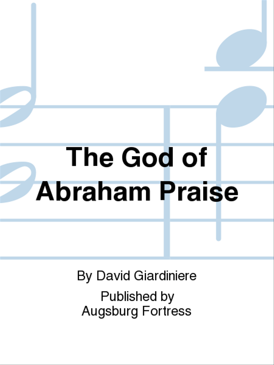 The God of Abraham Praise 4-Part scores gallery preview page 1