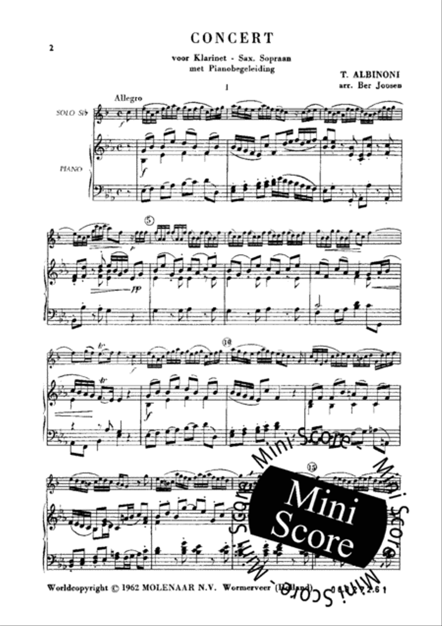 Concert Clarinet scores gallery preview page 4