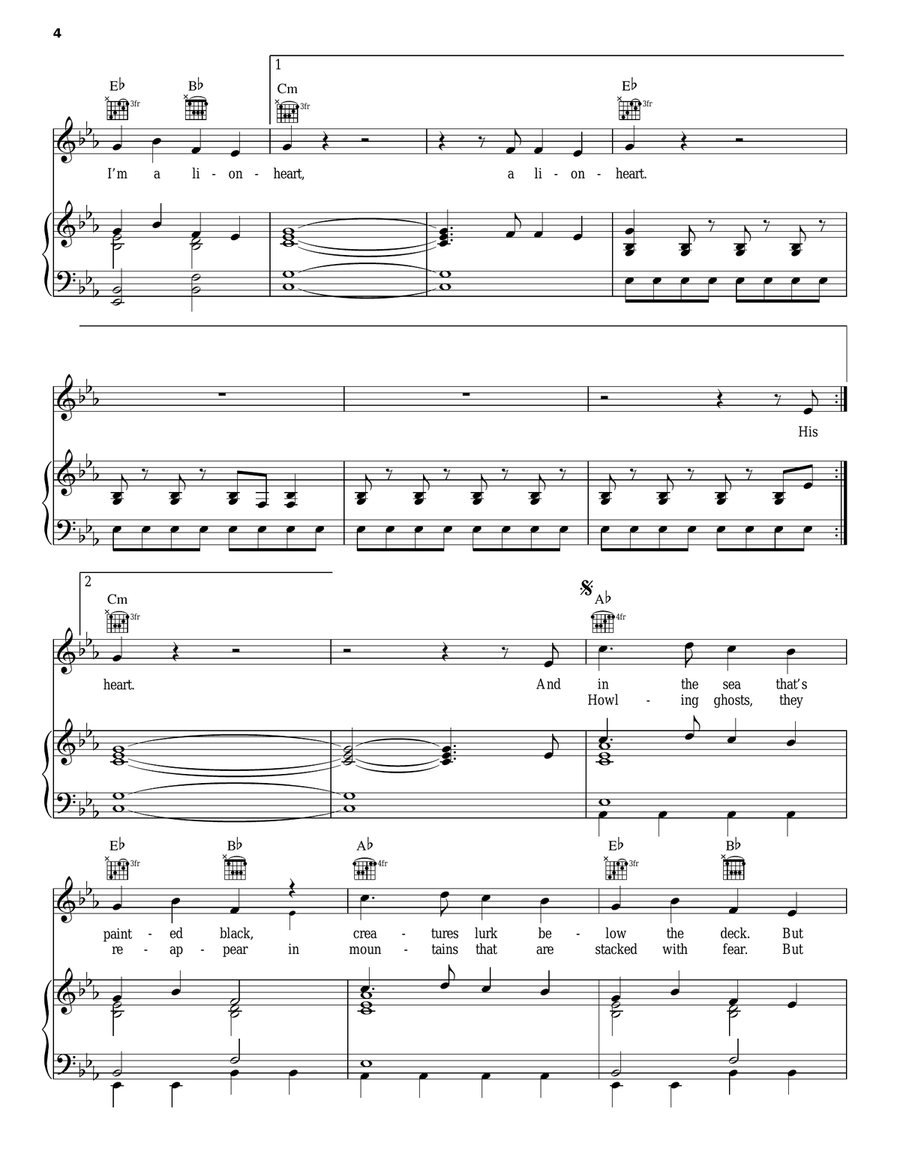 King And Lionheart Acoustic Guitar scores gallery preview page 4
