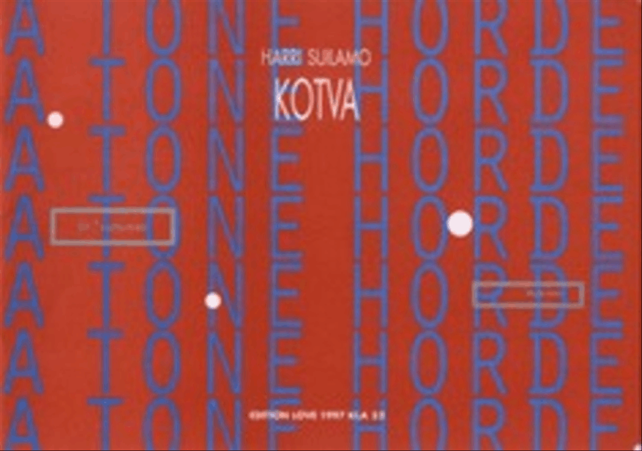 Kotva - A Tone Horde Kotva - A Tone Horde Flute scores gallery preview page 1