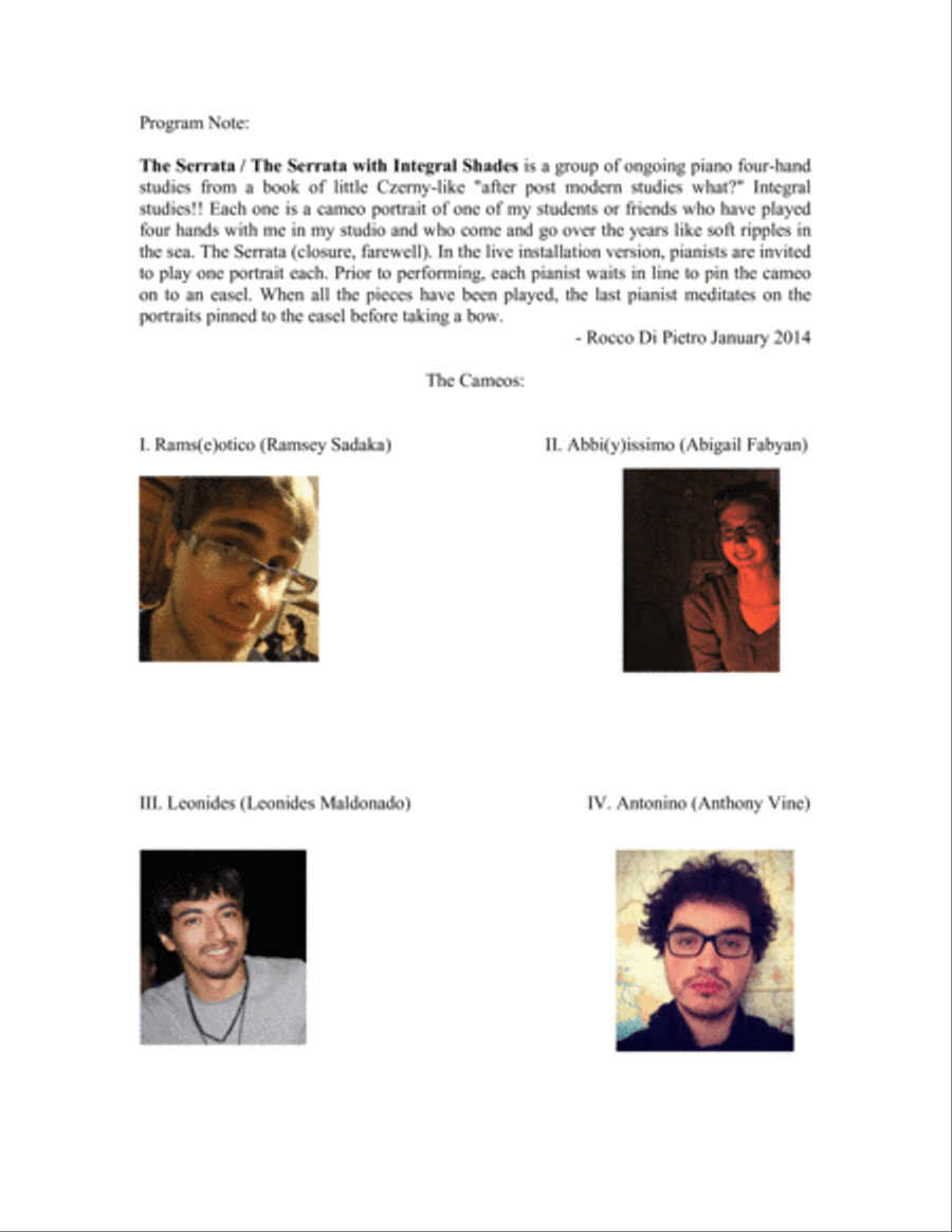 The Serrata Piano scores gallery preview page 2