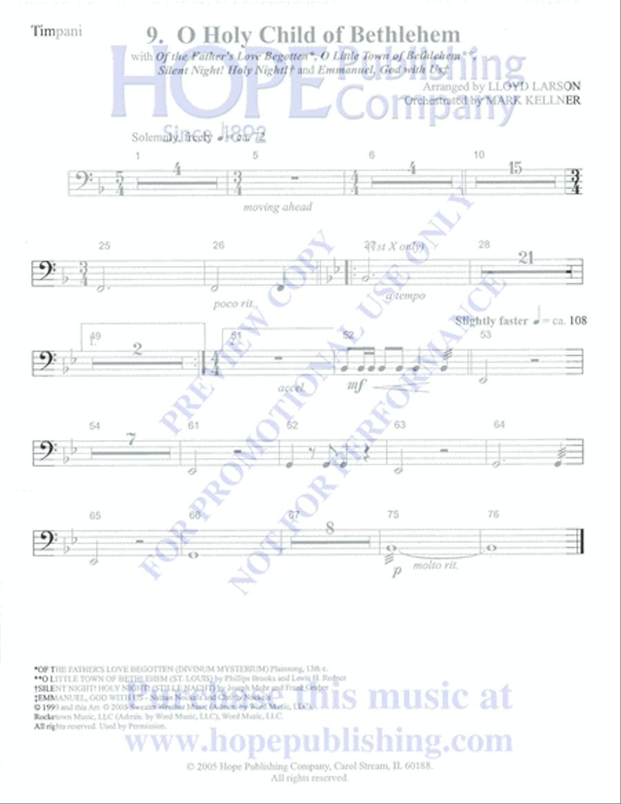 Emmanuel Emmanuel Orchestra scores gallery preview page 300