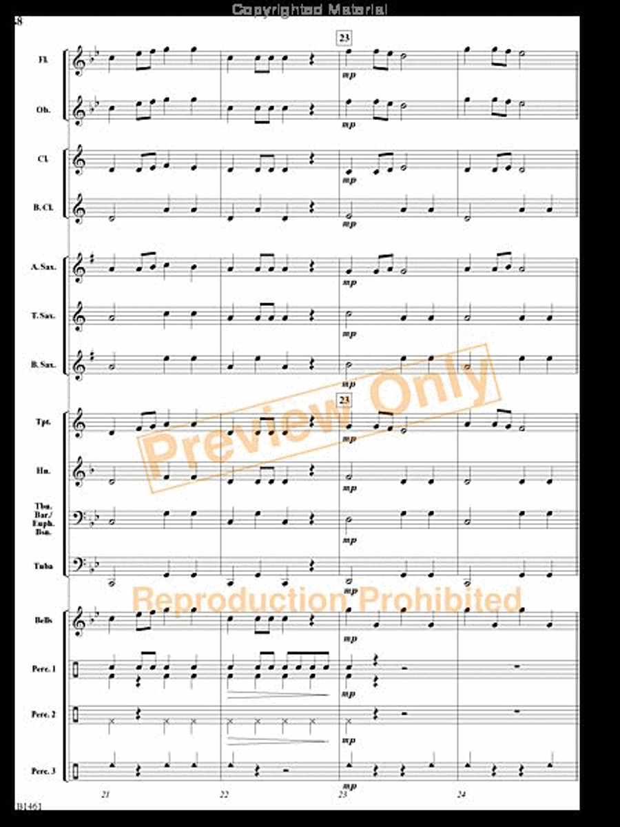 Chisholm Chisholm Concert Band scores gallery preview page 7