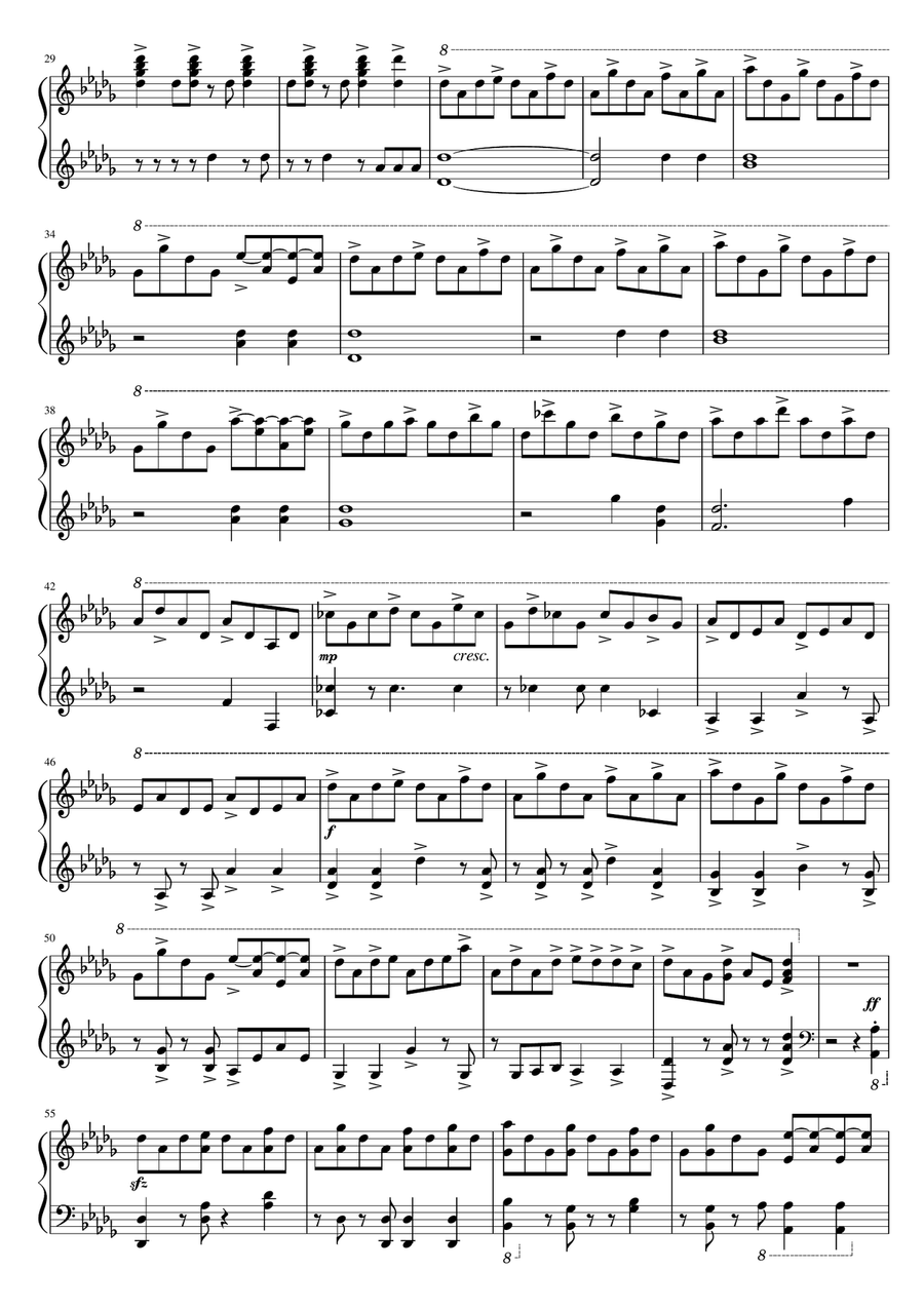All Of Me Piano Solo scores gallery preview page 2