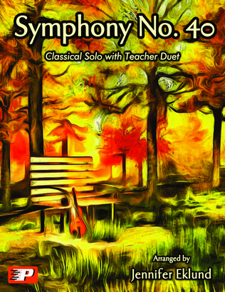 Book cover for Symphony No. 40 (Easy Piano with Duet)