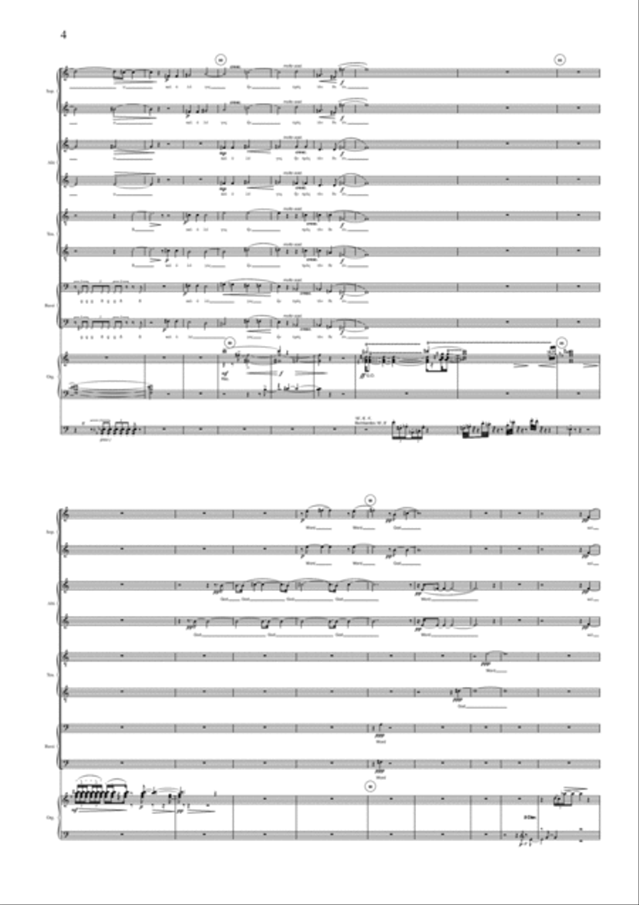 Stefano Maria Torchio: En Arche en o Logos - Vocal score Chamber Orchestra scores gallery preview page 4