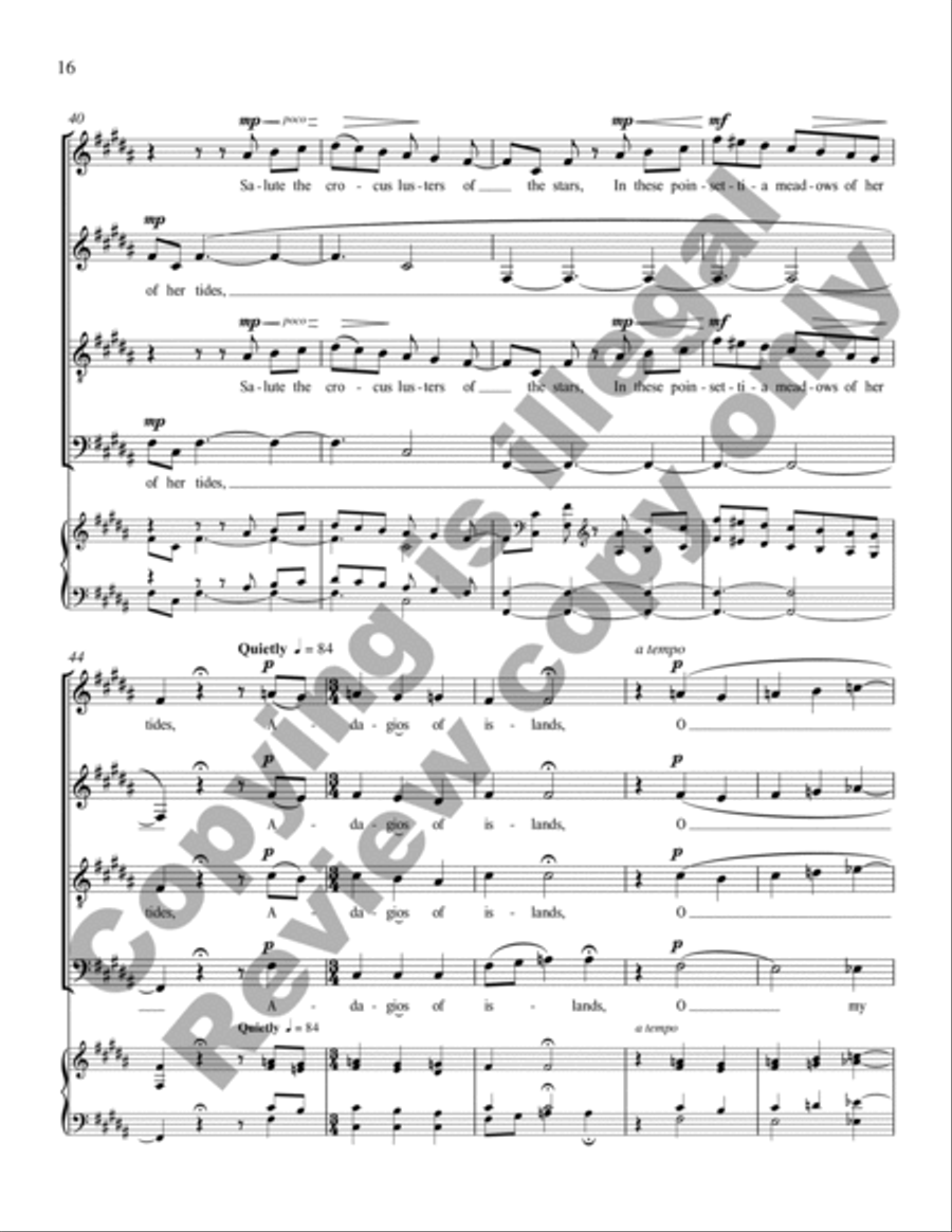 Voyages Voyages 4-Part scores gallery preview page 14