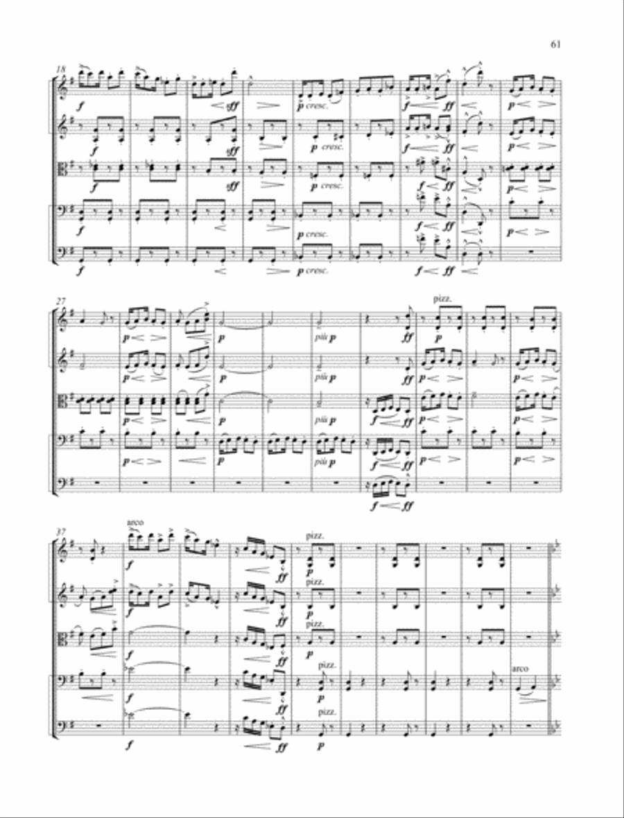 Golliwogg's Cakewalk Golliwogg's Cakewalk String Quartet scores gallery preview page 2