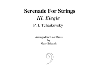 Elegie (Mvt. III) from Serenade For Strings