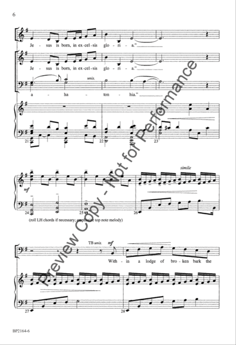 The Huron Carol 4-Part scores gallery preview page 7