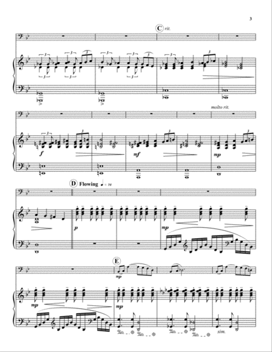 Concerto for Tuba Tuba scores gallery preview page 3