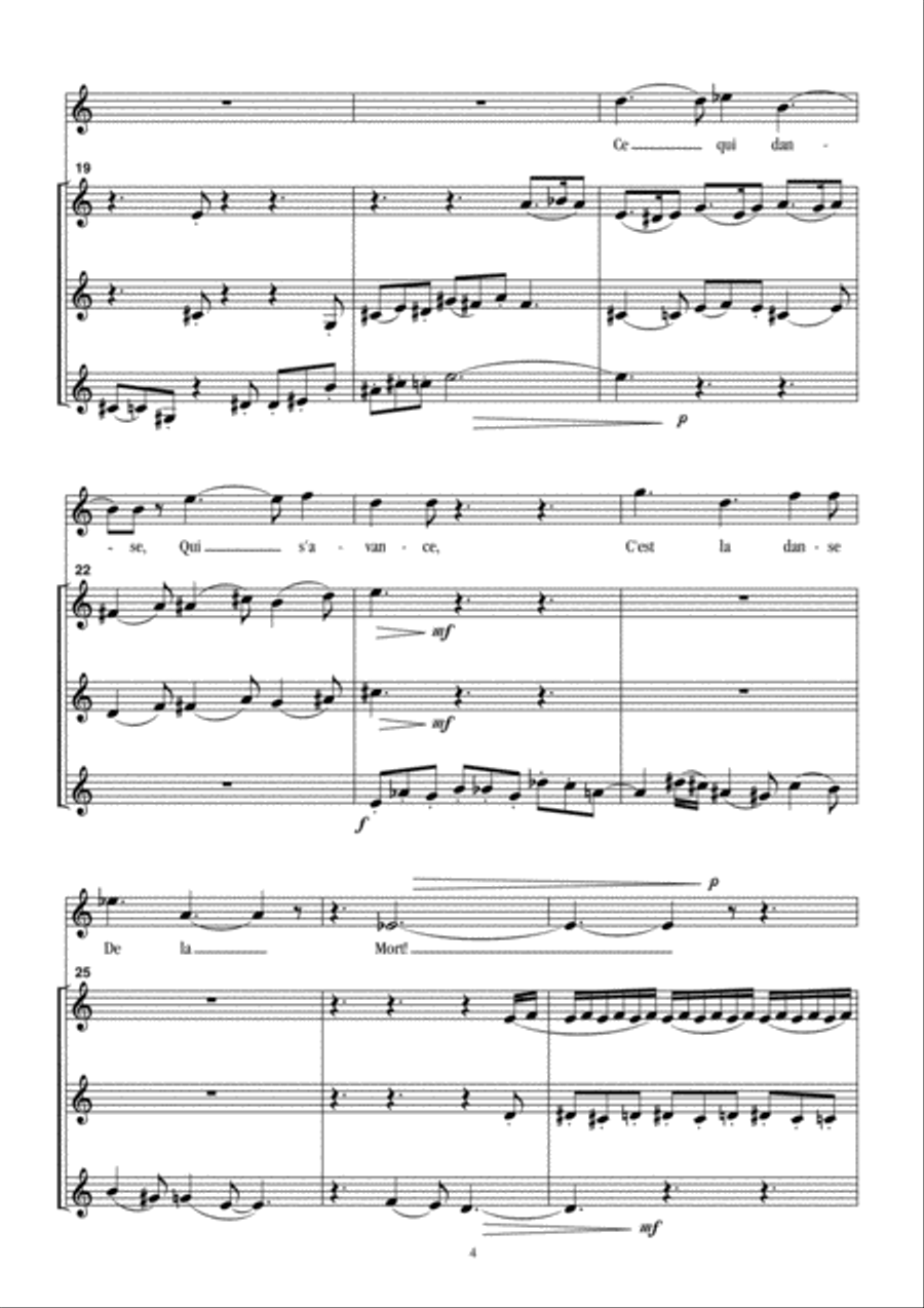 Dansa macabra Small Ensemble scores gallery preview page 6