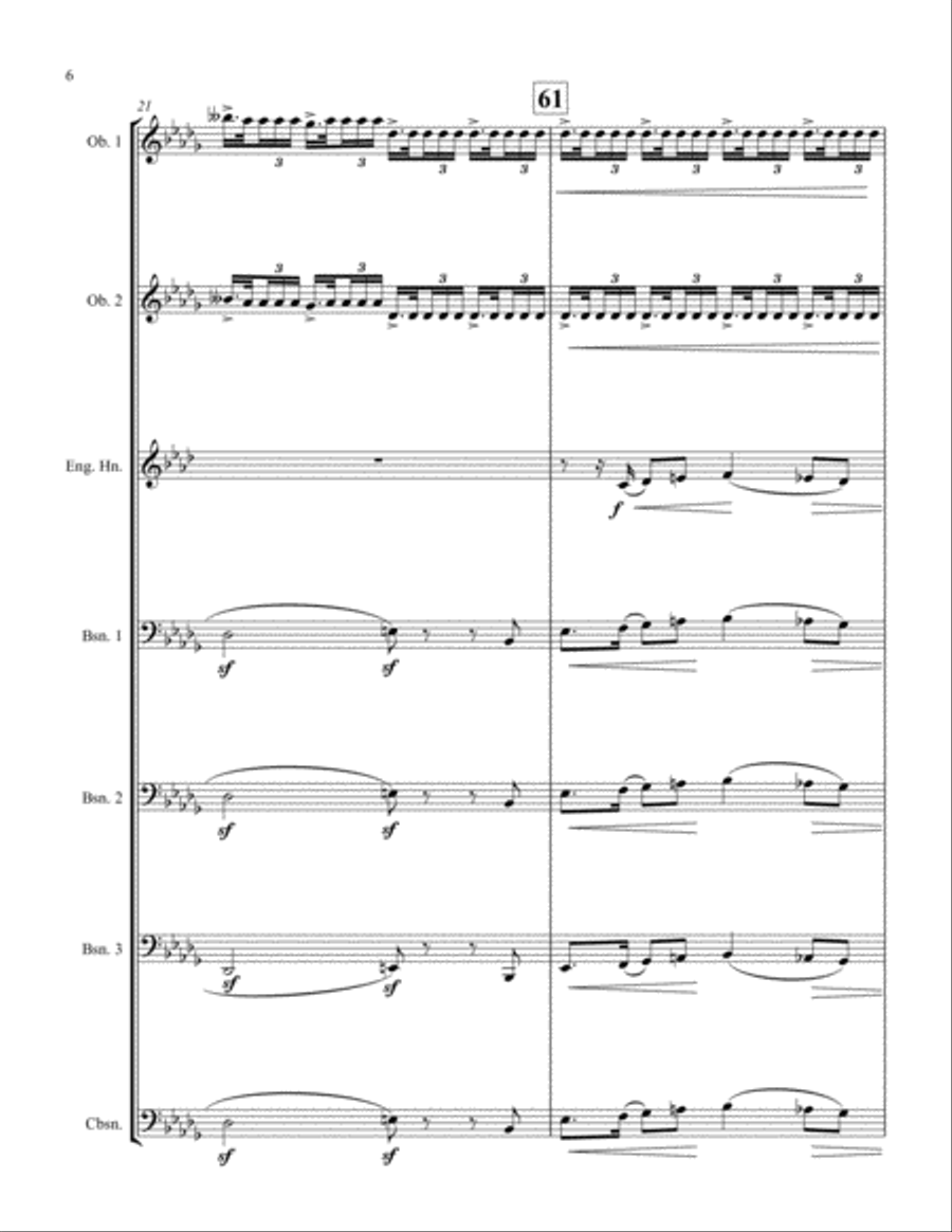 Pictures at an Exhibition 6. Samuel Goldenberg and Schmuyle Woodwind Ensemble scores gallery preview page 6